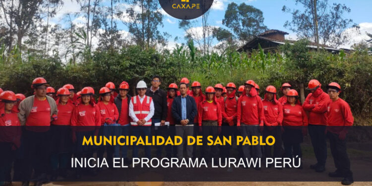 San Pablo: Municipalidad inicia trabajos del programa Lurawi Perú