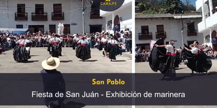 San Pablo: Exhibición de Marinera en la Fiesta de San Juan Bautista por el Día del Campesino