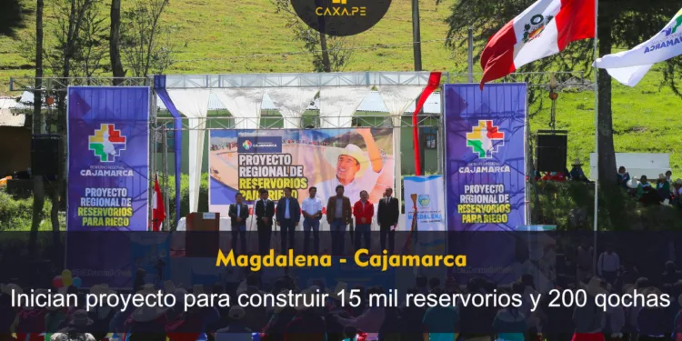 Cajamarca: Inician proyecto para construir 15 mil reservorios y 200 qocha