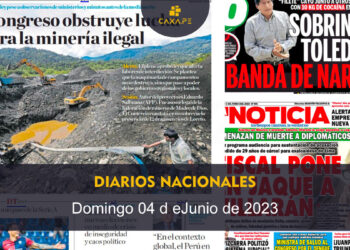 Perú: Portadas de los Diarios Nacionales – Domingo 04 de Junio de 2023