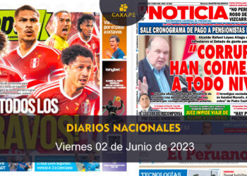 Perú: Portadas de los Diarios Nacionales – Viernes 02 de Junio de 2023