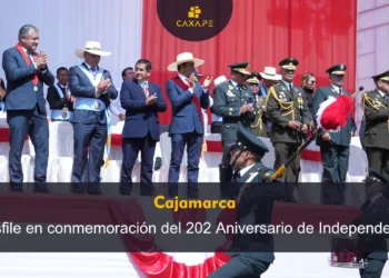 Cajamarca: Desfile en conmemoración del 202 Aniversario de Independencia
