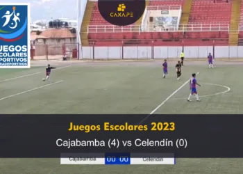 Juegos Escolares Deportivos 2023: GGC Chilete Contumazá (4) vs Cutervo (0)