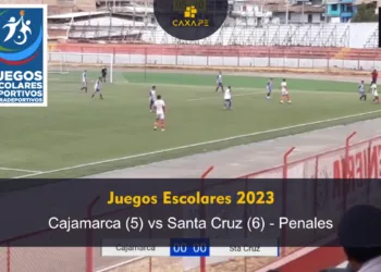 Juegos Escolares Deportivos 2023: GGC Chilete Contumazá (4) vs Cutervo (0)