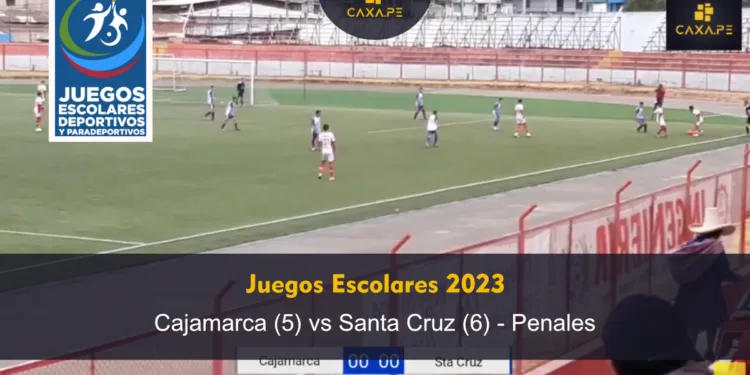 Juegos Escolares Deportivos 2023: GGC Chilete Contumazá (4) vs Cutervo (0)
