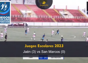Juegos Escolares Deportivos 2023: GGC Chilete Contumazá (4) vs Cutervo (0)