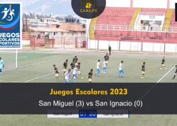 Juegos Escolares Deportivos 2023: GGC Chilete Contumazá (4) vs Cutervo (0)
