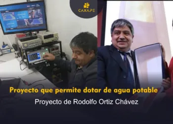 PROYECTO DE RODOLFO ORTIZ CHÁVEZ PERMITE DOTAR DE AGUA POTABLE A COMUNIDADES ALEJADAS