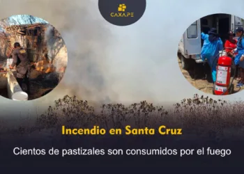 Santa Cruz: Cientos de pastizales son consumidos por el fuego