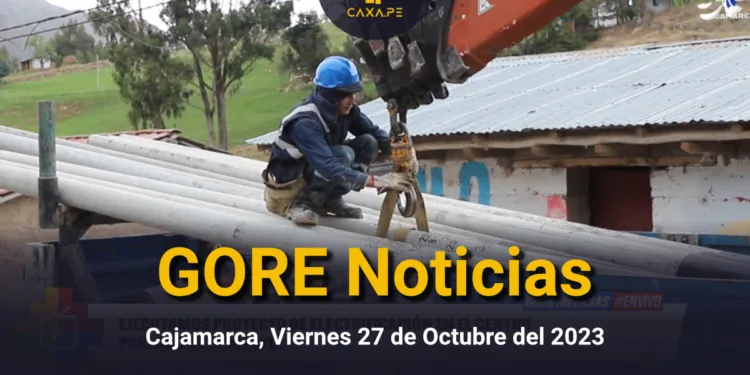 GORE Noticias Cajamarca, Jueves 26 de Octubre del 2023 | CaxaPe