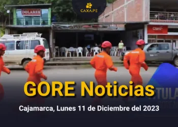 GORE Noticias Cajamarca, Lunes 04 de Diciembre del 2023 | CaxaPe