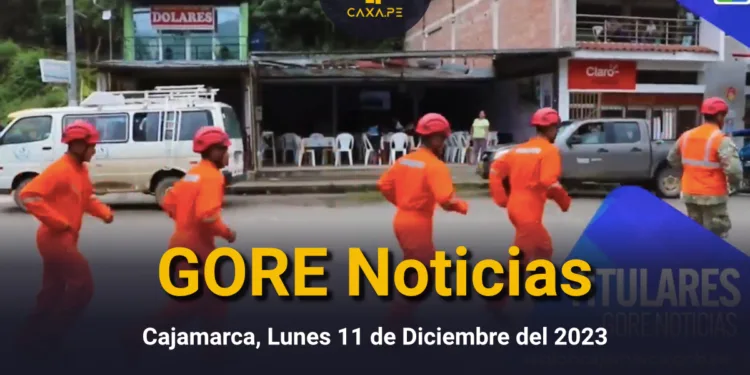 GORE Noticias Cajamarca, Lunes 04 de Diciembre del 2023 | CaxaPe