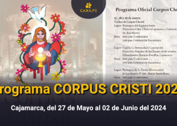 Programa del CORPUS CRISTI, Cajamarca 2024