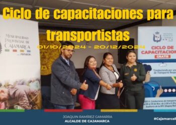 Inicia ciclo de capacitaciones para transportistas, Cajamarca, 26/09/2024