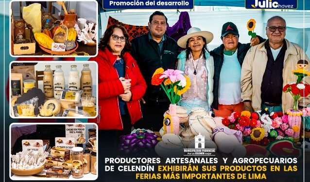 Productores de Celendín llevarán sus productos artesanales y agrícolas a las principales ferias de Lima, Celendín, 26/10/2024.
