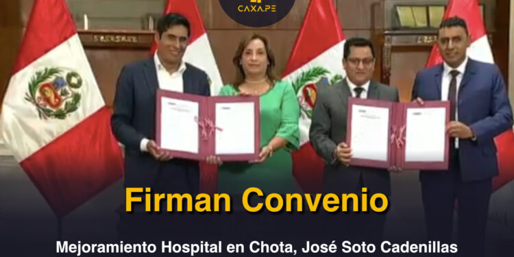 Firman convenio para Mejoramiento Hospital en Chota