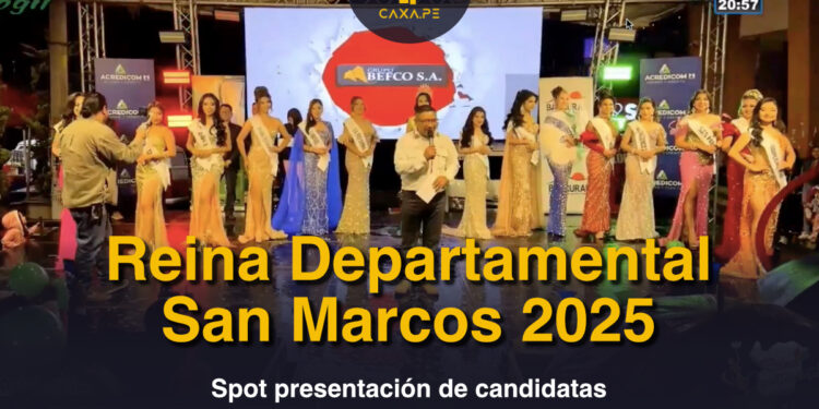 San Marcos, lo mejor del concurso de Elección y Coronación de Reina Departamental 2025
