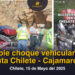 Múltiple choque vehicular en la ruta Chilete – Cajamarca