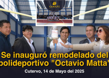 Cutervo, Se inauguró remodelado del polideportivo «Octavio Matta»