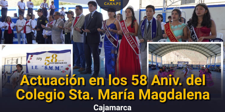 Velada en el Aniversario del Colegio Sta. María Magdalena, Cajamarca
