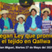 Entregan Ley que promueve el tejido en Qallwa, San Miguel 27 de mayo del 2025