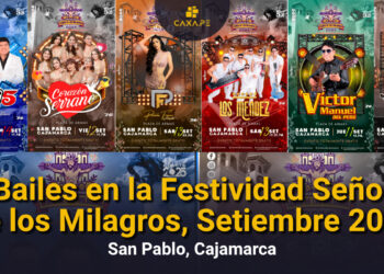 San Pablo, Bailes en la Festividad Señor de los Milagros, Setiembre 2025
