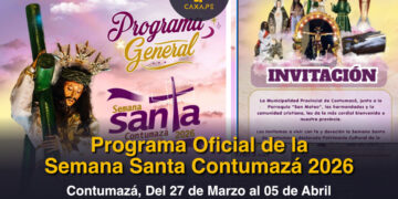 Contumazá, Semana Santa 2026, Programa Oficial
