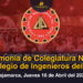 Cajamarca, Ceremonia de Colegiatura edición 12, Colegio de Ingenieros del Perú