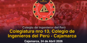 Cajamarca, Ceremonia de Colegiatura edición 12, Colegio de Ingenieros del Perú