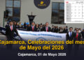 Cajamarca, Celebraciones en el mes de Mayo 2026