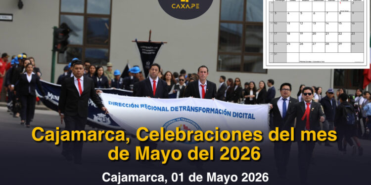 Cajamarca, Celebraciones en el mes de Mayo 2026