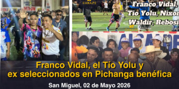 Franco Vidal, el Tío Yolu y ex seleccionados en Pichanga benéfica
