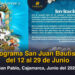Programa San Juan Bautista, del 12 al 29 de Junio San Pablo, Cajamarca