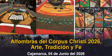 Cajamarca, Alfombras del Corpus Christi 2026 