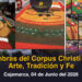 Cajamarca, Alfombras del Corpus Christi 2026 